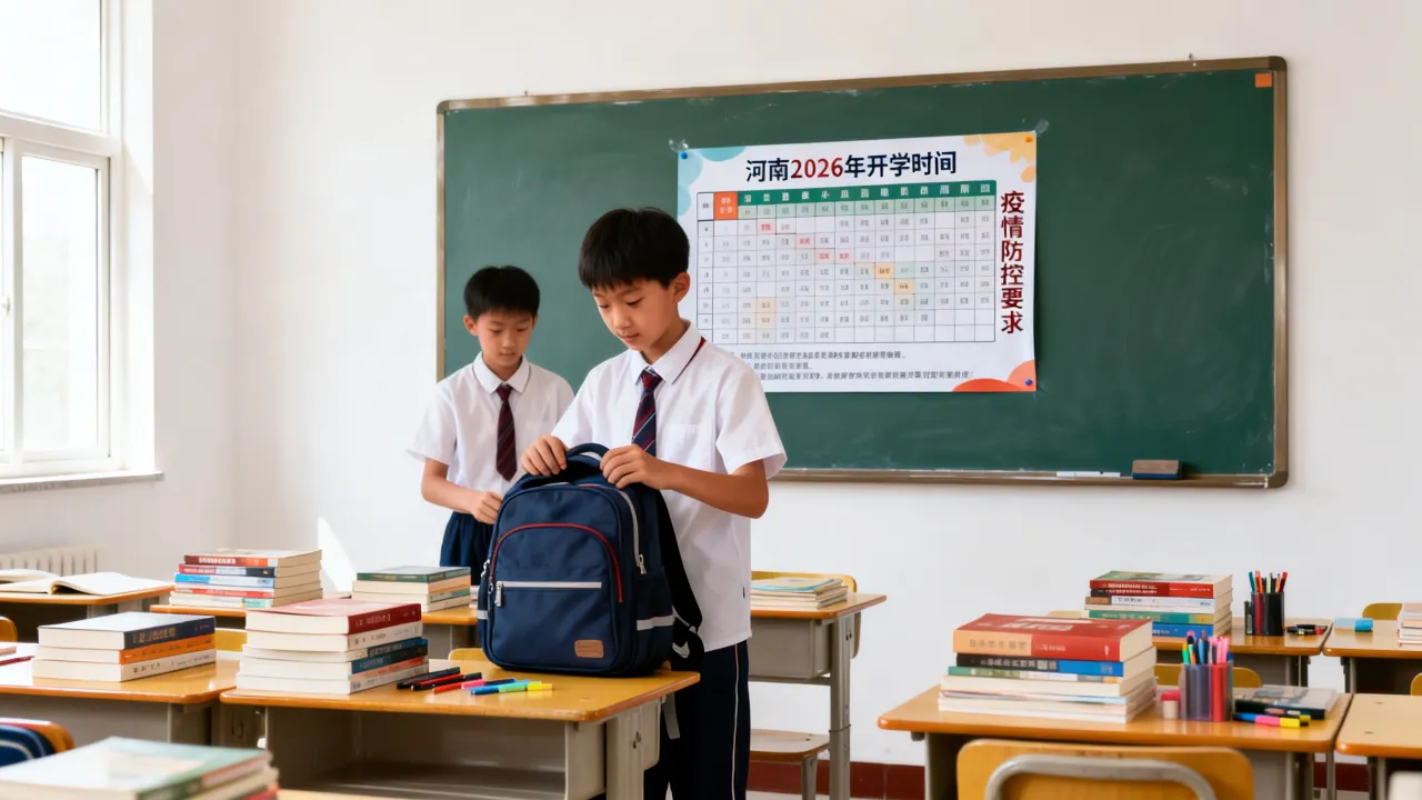 河南疫情开学时间表,河南开学时间2026最新消息