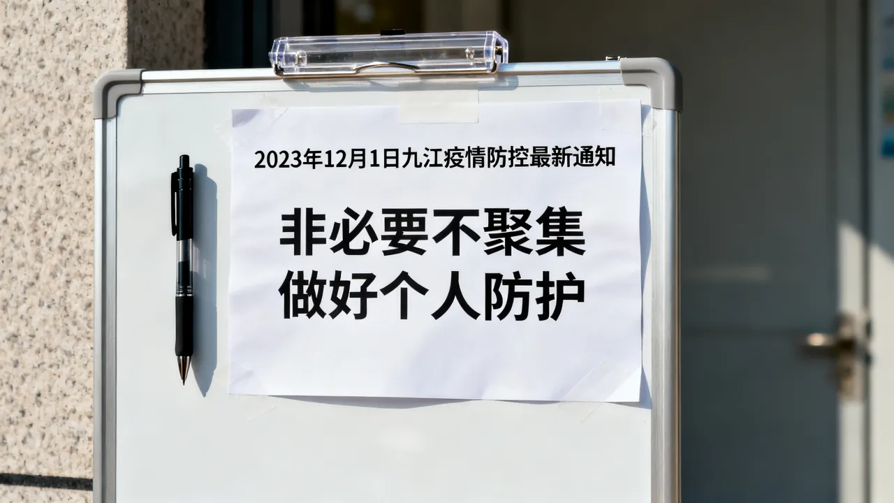 九江疫情信息通知