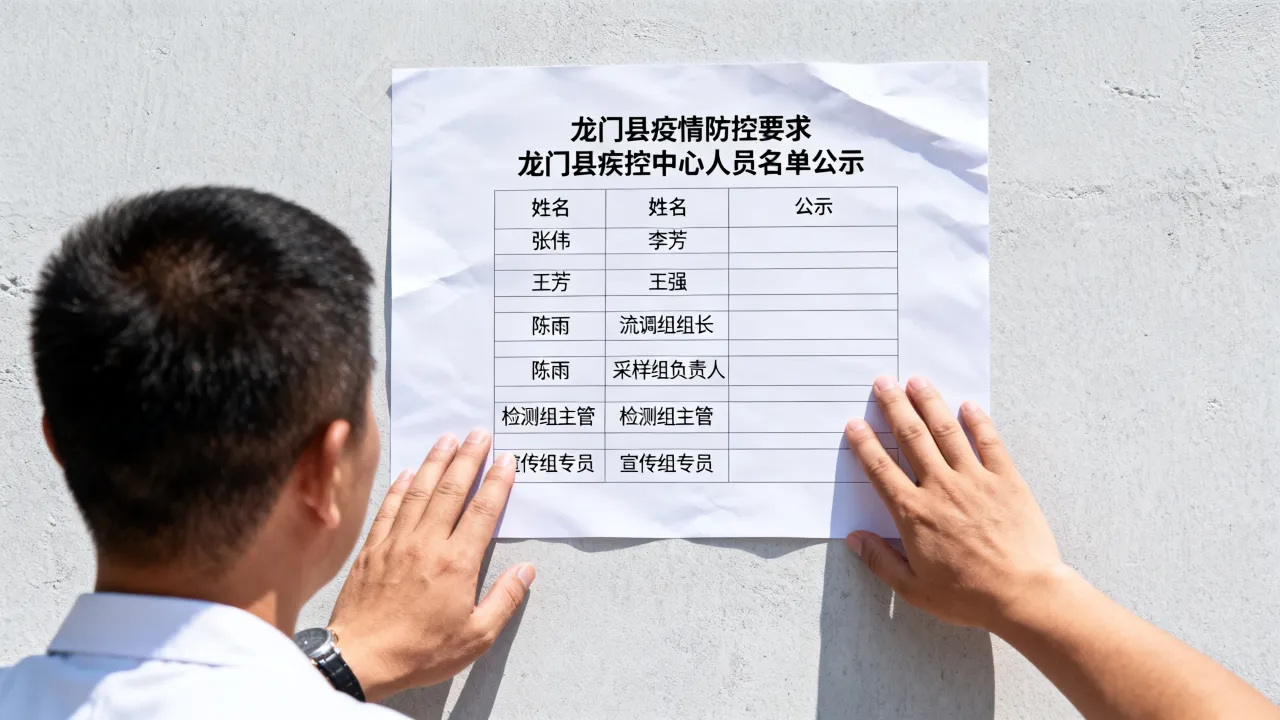 龙门县疫情防控要求-龙门县疾控中心人员名单公示
