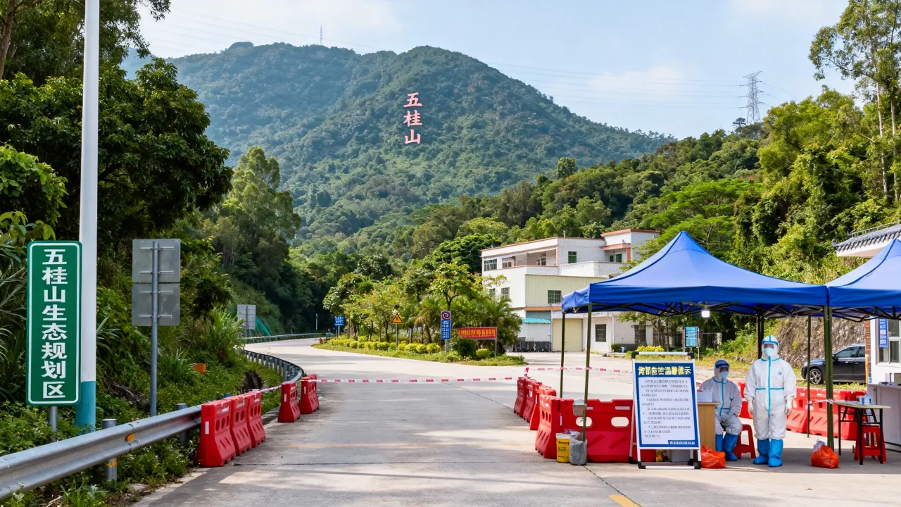 中山五桂山的最新规划/中山市五桂山疫情