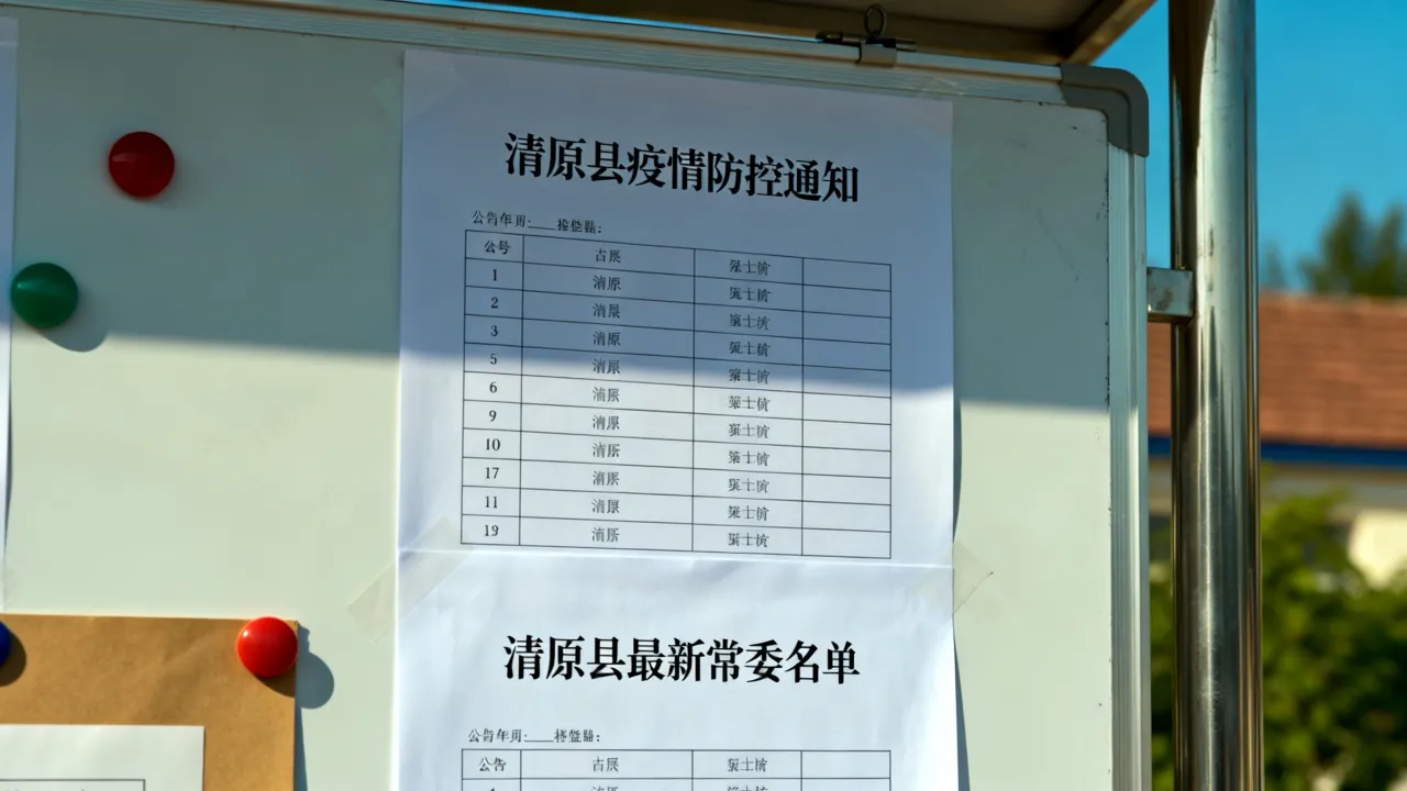 清原县疫情防控通知，清原县最新常委名单