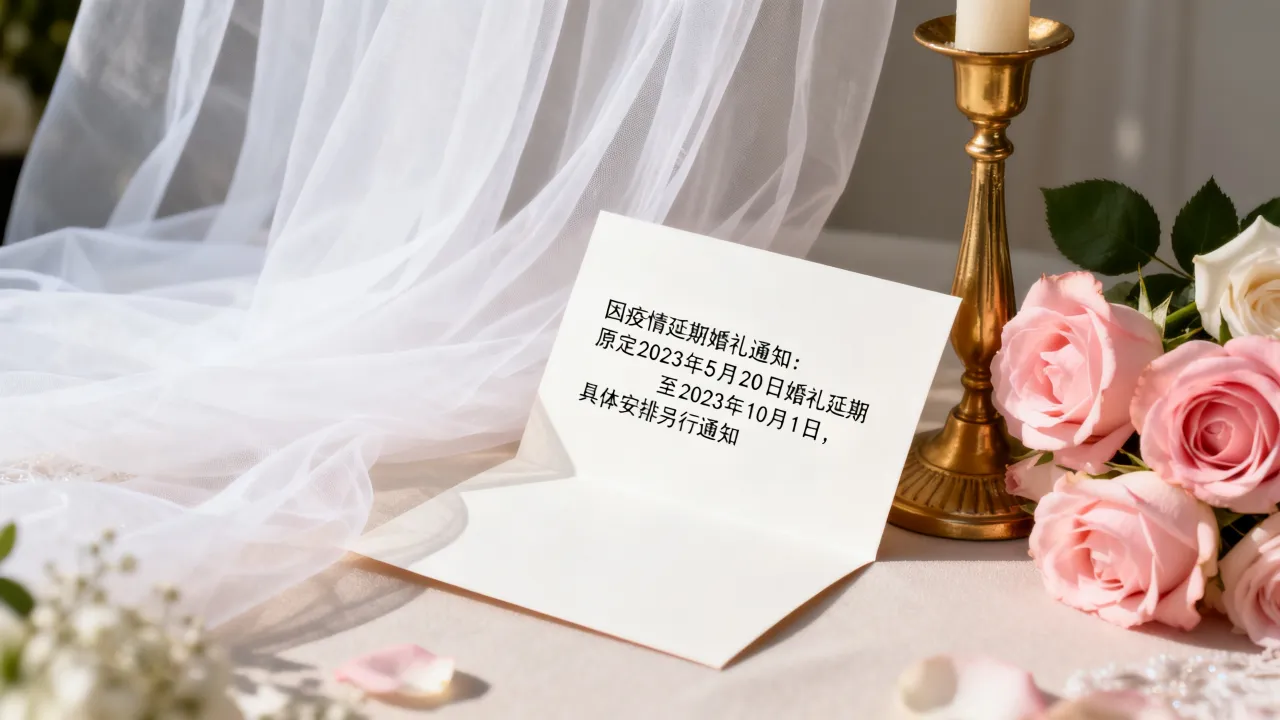 因为疫情耽搁婚礼怎么说/疫情通知能结婚吗吗