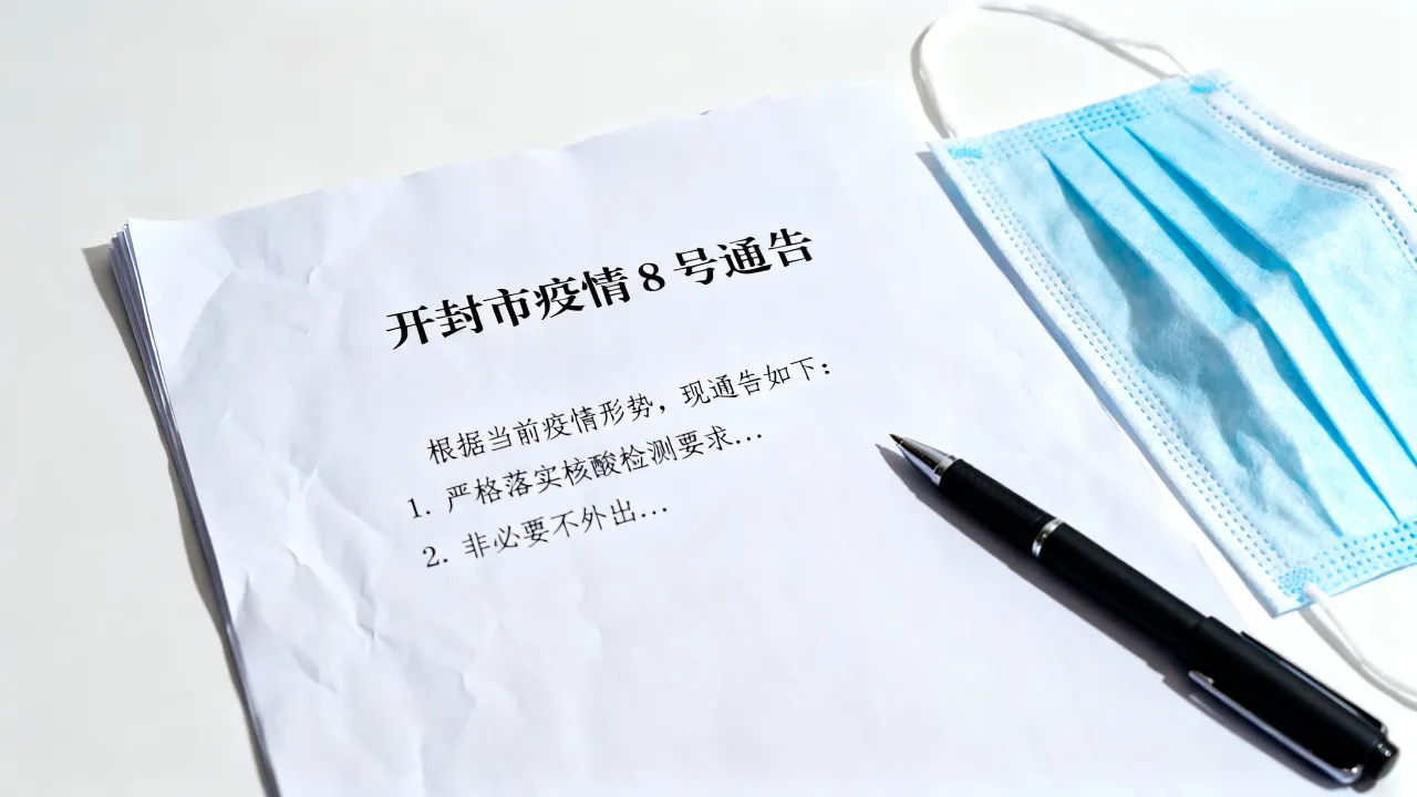 开封市疫情8号通告