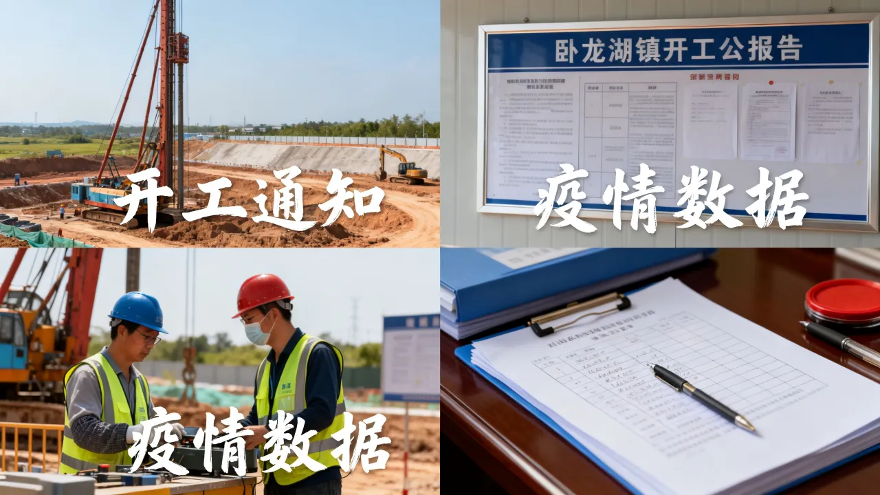 卧龙湖镇最新开工动态/卧龙湖疫情报告公布