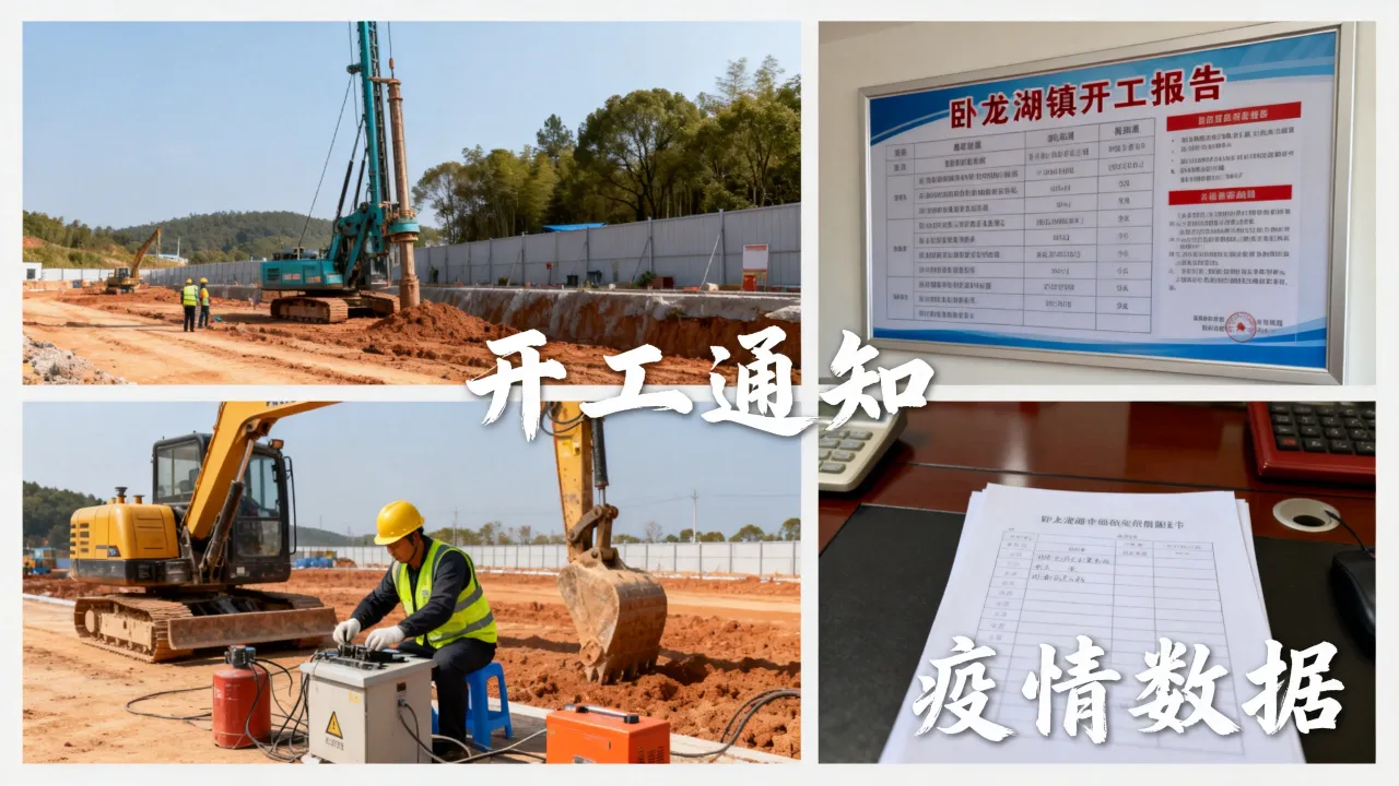 卧龙湖镇最新开工动态/卧龙湖疫情报告公布