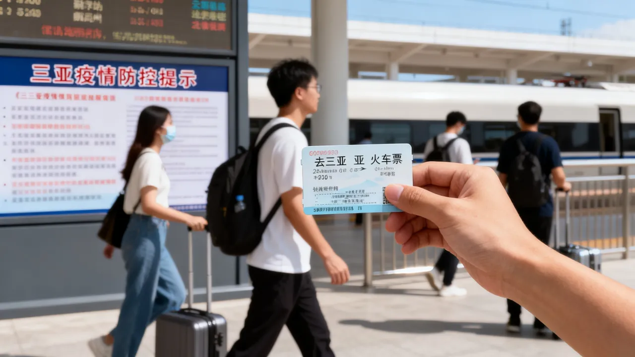 三亚疫情公布坐火车，去三亚火车票