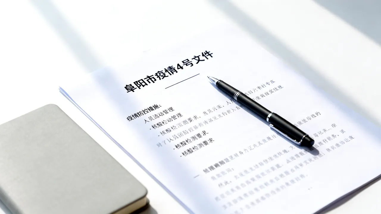 阜阳市疫情4号文件