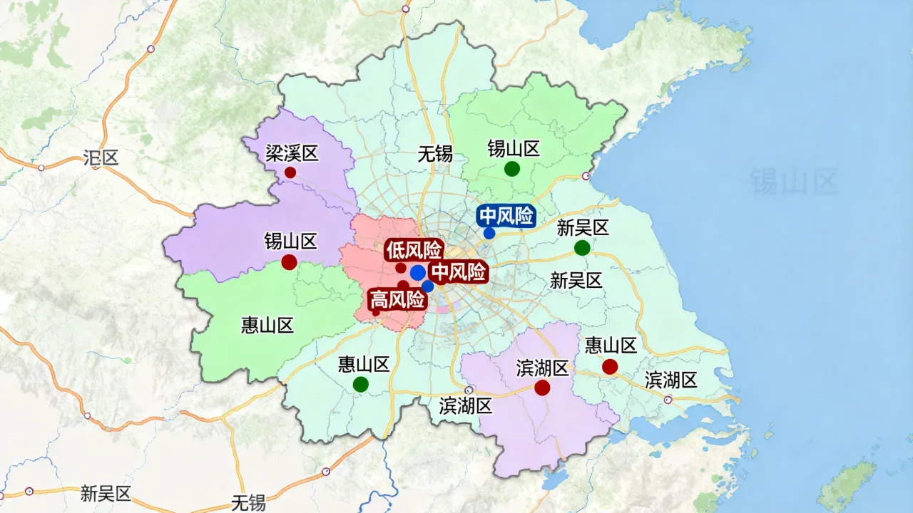无锡区划调整最新消息/无锡城区疫情分布图