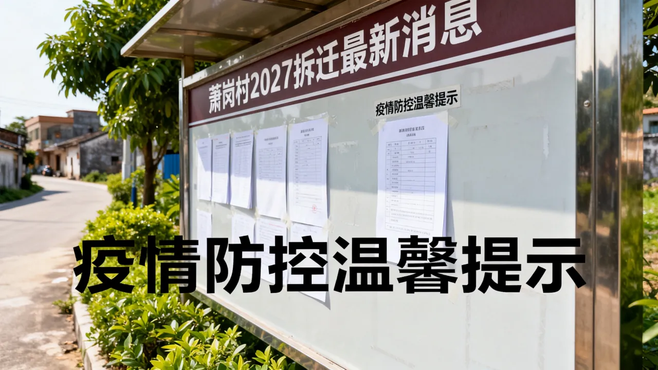 萧岗疫情消息通知-萧岗村2027拆迁最新消息