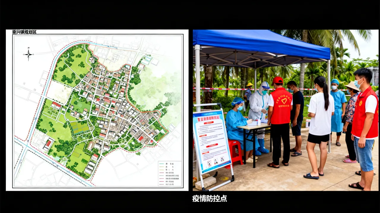 文昌市重兴镇镇区控制性详细规划图最新/文昌重兴镇疫情防控