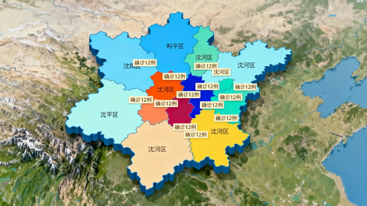 沈阳新冠肺炎疫情/沈阳肺炎疫情分布图