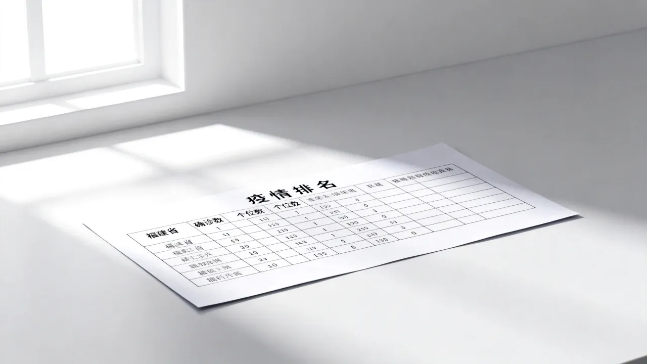 福建省疫情排名表-福建疫情降至个位数