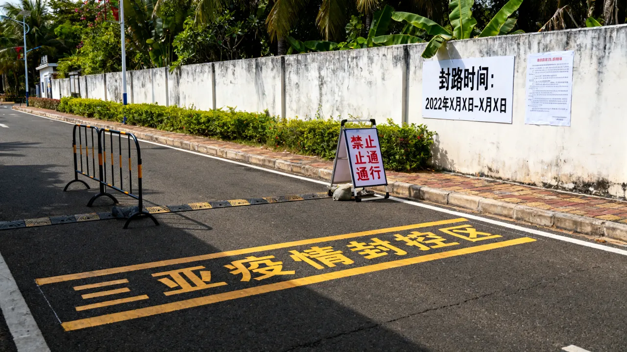 三亚疫情封控地区-三亚封路通知