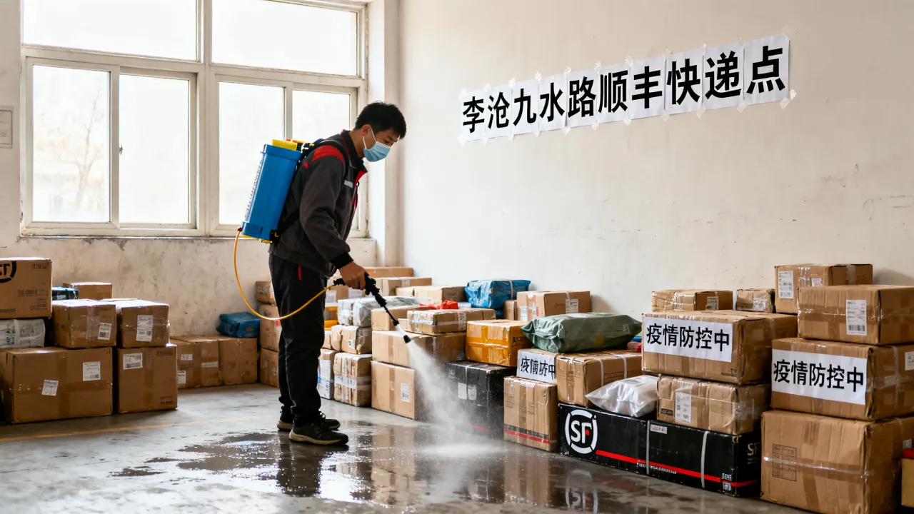 顺丰李沧区疫情消息（李沧九水路顺丰快递）