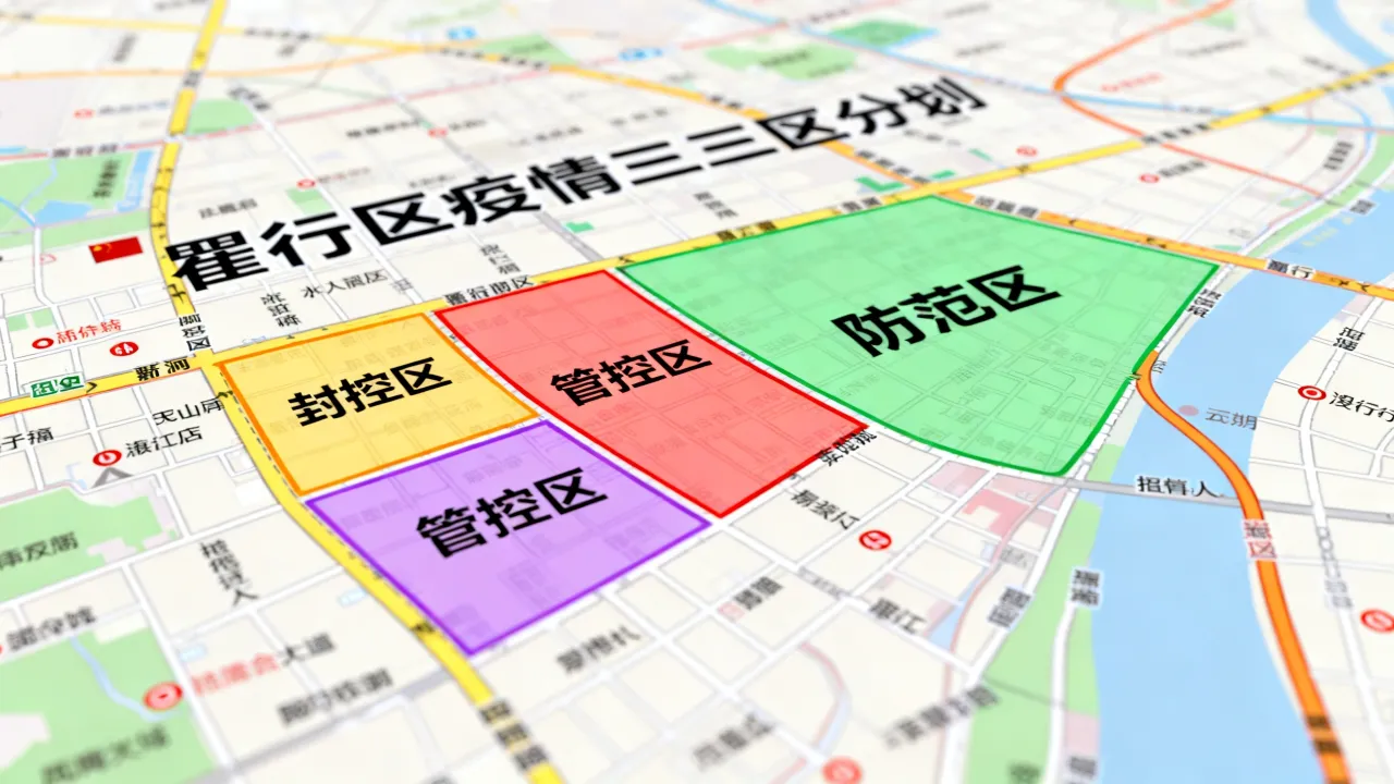 闵行区疫情三区划分-闵行区划分地图