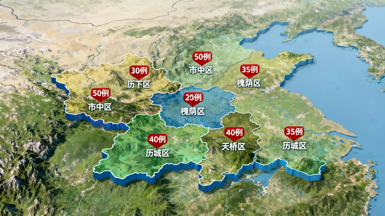 济南新冠疫情数据/济南疫情分布地图版