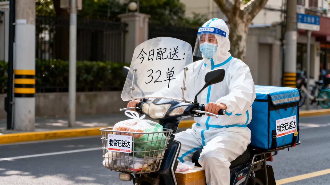 上海疫情中骑手消息（疫情期间上海发生了什么）