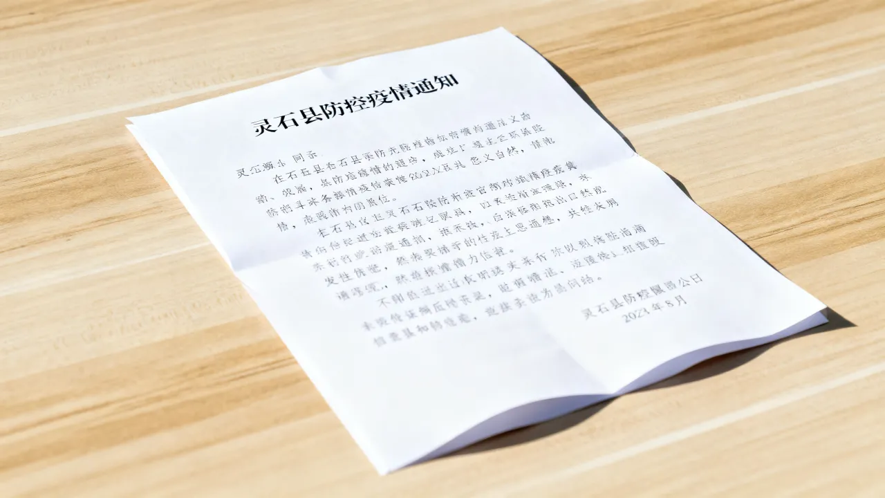 灵石县防控疫情通知