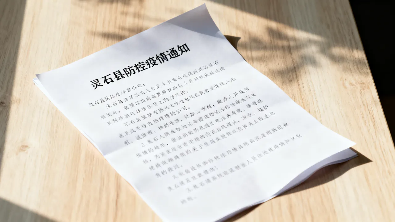 灵石县防控疫情通知