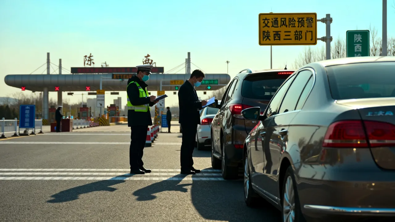 陕西省交通疫情情况-陕西三部门发布交通风险预警