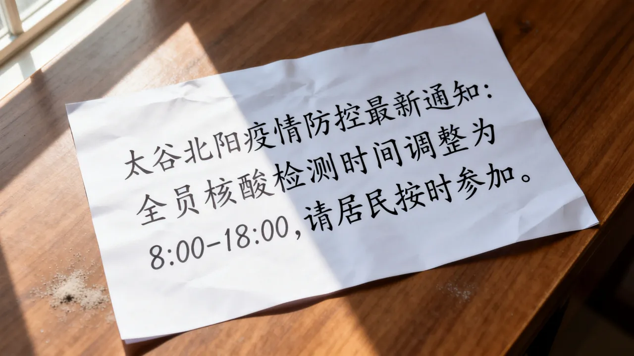 太谷北阳疫情消息-太谷北阳疫情消息通知