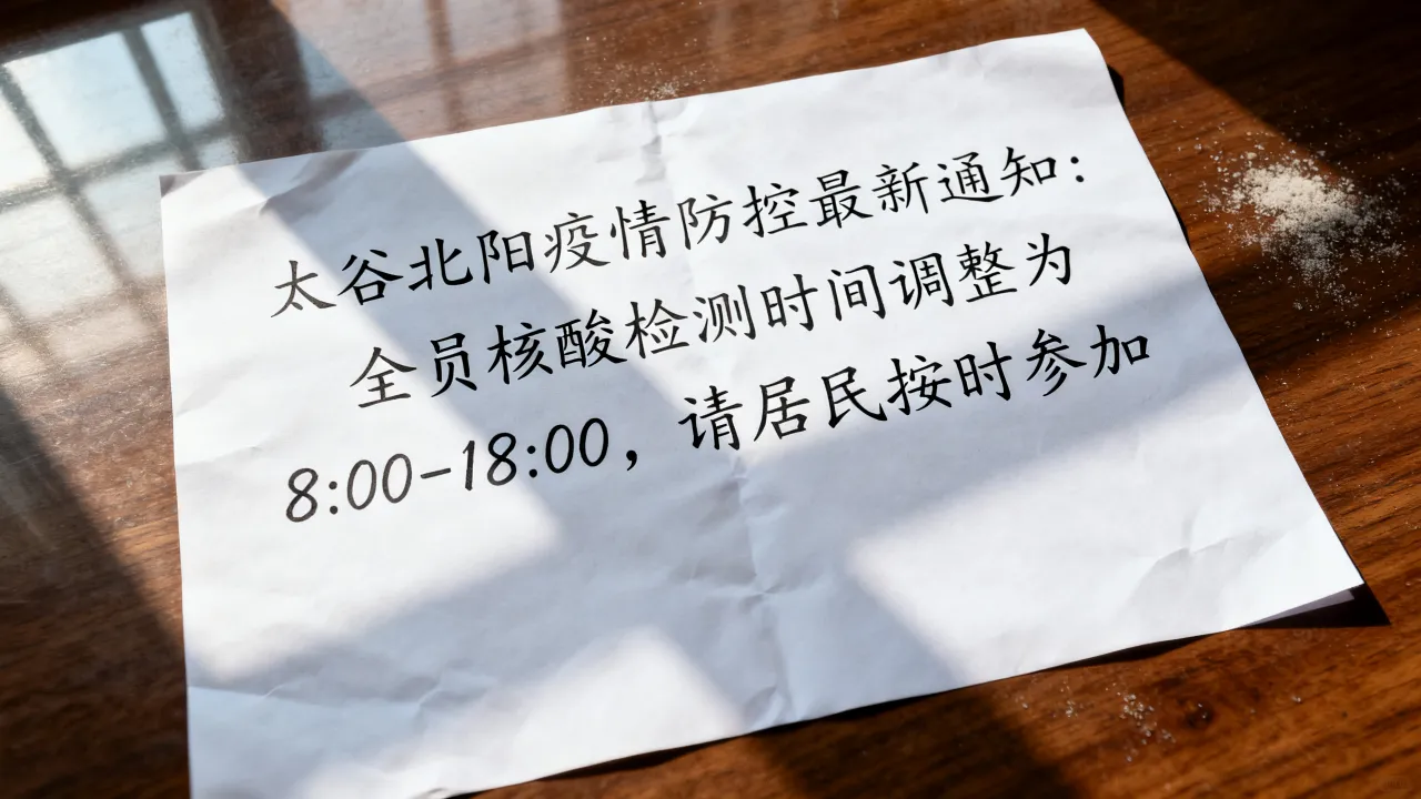 太谷北阳疫情消息-太谷北阳疫情消息通知