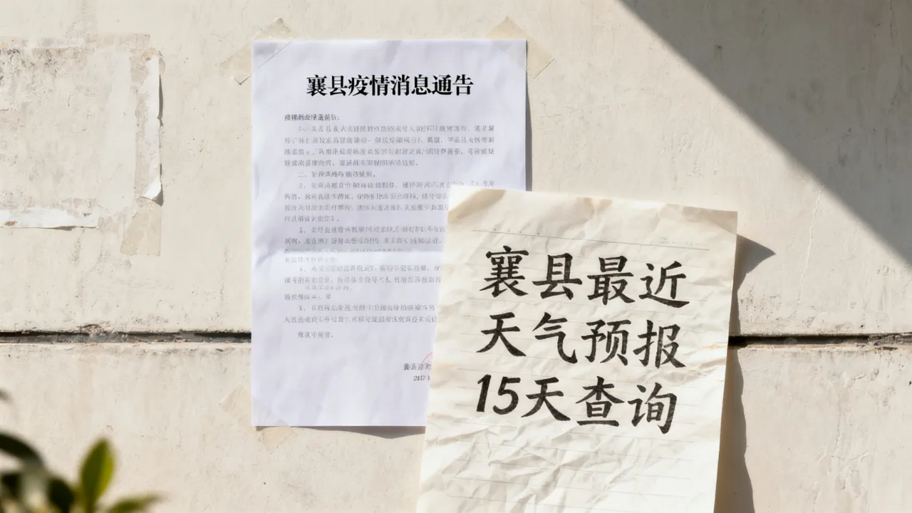 襄县疫情消息通告（襄县最近天气预报15天查询）