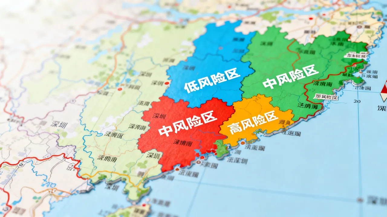 深圳疫情等级分布图