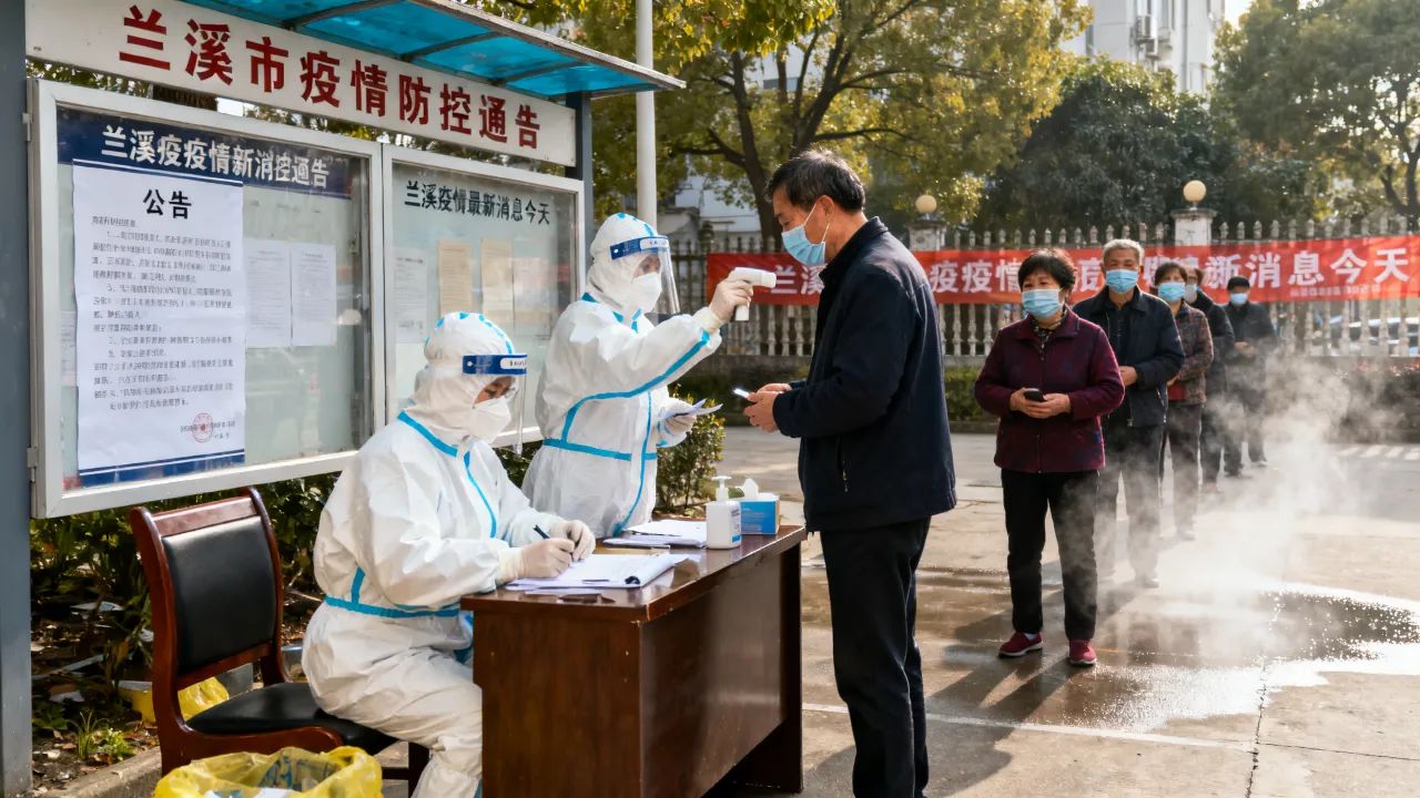 兰溪市疫情防控通告（兰溪疫情最新消息今天）