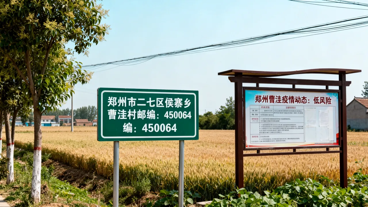 郑州市二七区侯寨乡曹洼村邮编/郑州曹洼疫情动态图