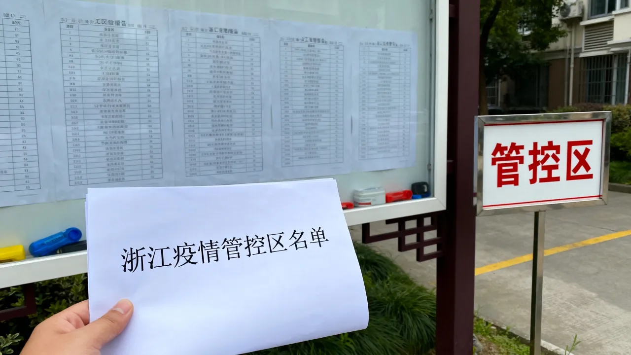 浙江疫情管控区名单(浙江疫情管控区名单公布)