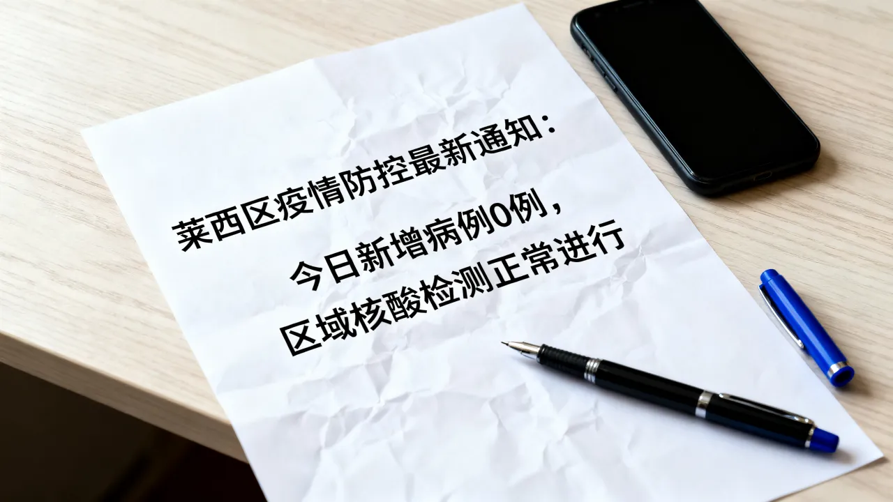 莱西区疫情消息通知
