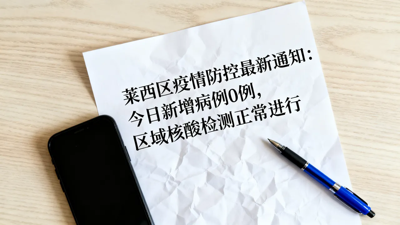 莱西区疫情消息通知