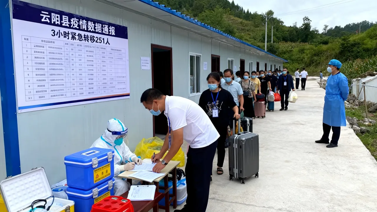 云阳县疫情数据通报,云阳3小时紧急转移251人