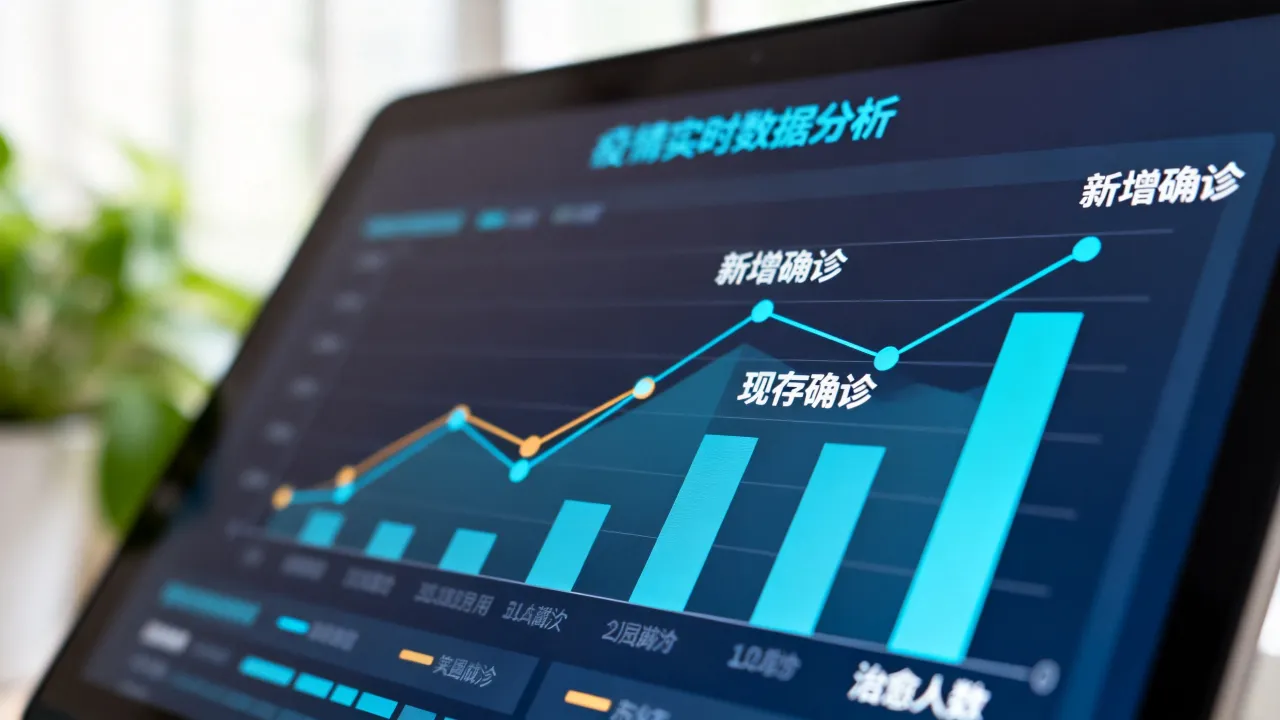 疫情状况实时查看/疫情实时数据分析图