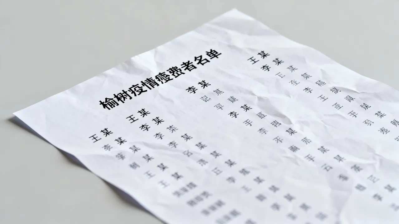 榆树疫情感染者名单