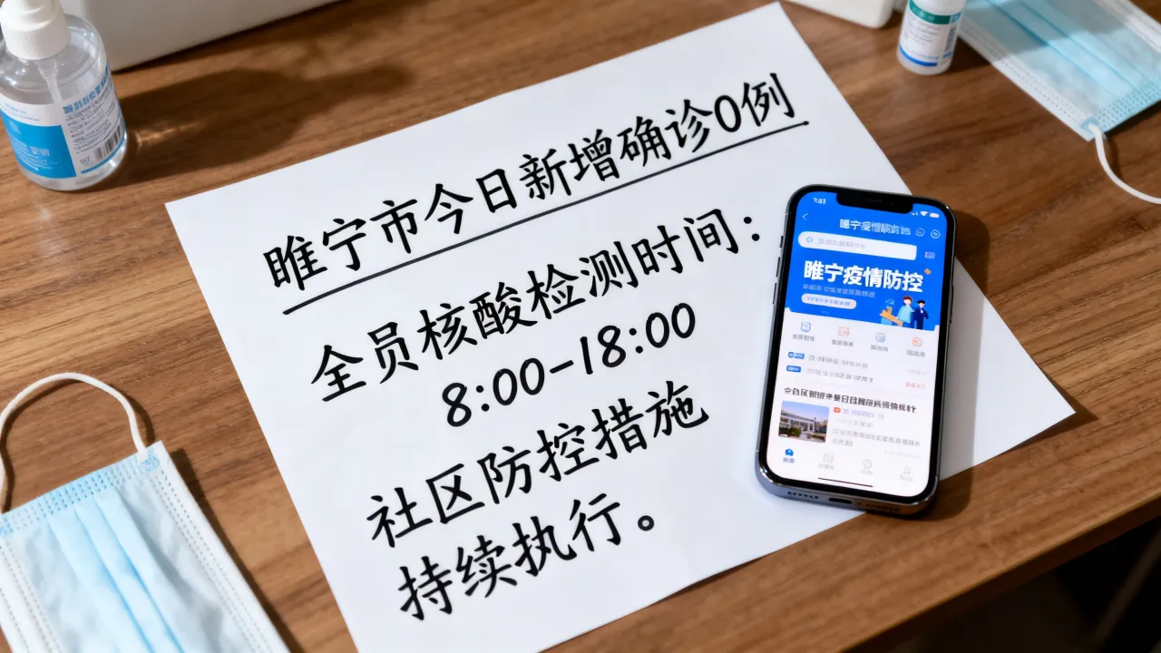 睢宁市疫情消息通告，睢宁今天有啥新消息