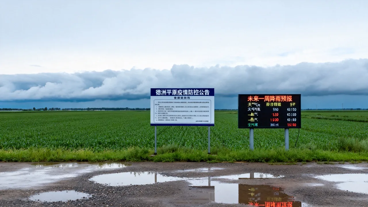 德洲平原疫情消息，德州平原最近一周有雨吗