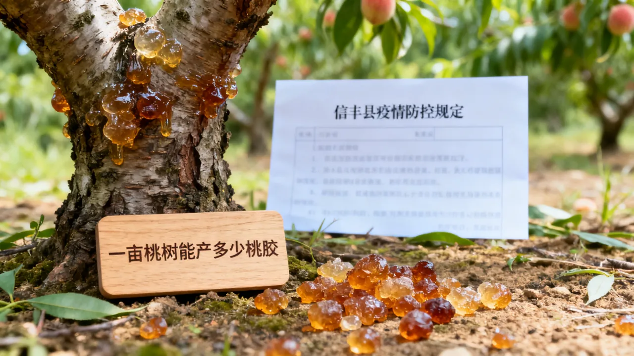 一亩桃树能产多少桃胶/信丰县疫情防控规定