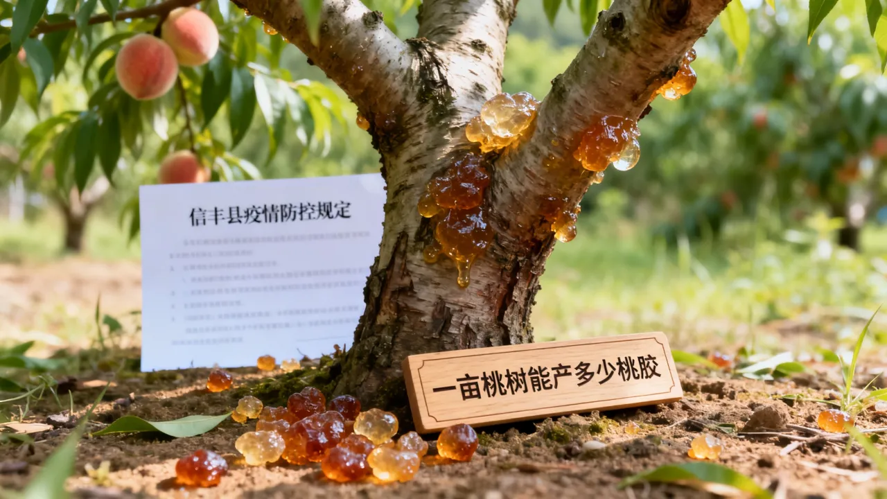 一亩桃树能产多少桃胶/信丰县疫情防控规定