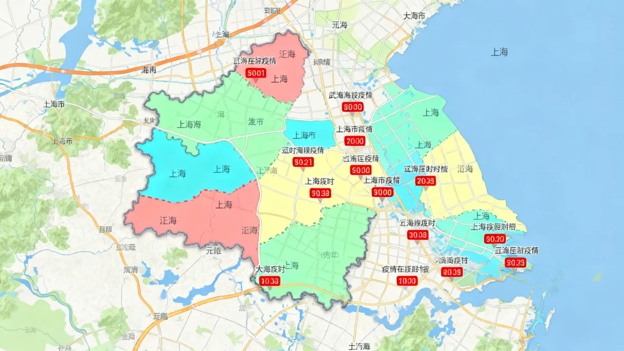 上海市实时疫情地图